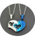 GC018 - Blue Heart Pendant Lovers